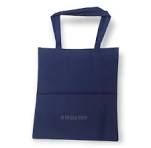Navy Cotton Tote Bag